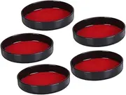 Kisangel 5pcs Add Velvet Leather Accessories Professional Dice Cup Lid Custom Dice Cup Lid Game Accessory Bar Props Party Props Plastic