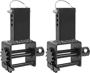 CHEINAUTO Trailer Stake Pocket Winch - Heavy Duty Flatbed Trailer Tool with Standard Size Winch Bar 2 Pack