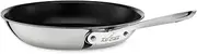 [All-Clad] 4110 NS R2 Stainless Steel Tri-Ply Bonded Dishwasher Safe PFOA-Free Non-Stick Fry Pan/Cookware, 10-Inch, Silver