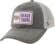 ZHATS Standard NCAA Officially Licensed Hat Snapback Scout Patch Defer Grey