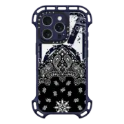 iPhone 16 Pro Ultra Bounce Case MagSafe Compatible Black bandana