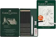 [Faber-Castell] Pitt Graphite Matt Pencils, Assorted – Tin of 11 (18-115220)