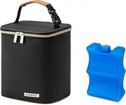 BABEYER Insulated Baby Bottle Bag with Ice Pack Included