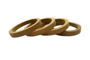 2 Pair Wood MDF Speaker Spacer Rings 5.25" Fiberglass Door Kick Pods 5 1/4 Inch