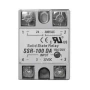 2PCS Solid State Relay for FOTEK SSR-100DA 100A DC-AC 3-32VDC 24-380VAC