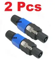 2 Pole Conductor Speaker Cable Male Connector End for SPEAKON Audio Loudspeaker