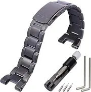 [WRISTARMOR] Stainless-Steel g-Shock Replacement Band Suitable for Casio GST-B100 GST-210 GST-S300 GST-S110 GST-S100 GST-W110 Men's Bracelet Watch Strap
