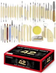 42PCS Polymer Clay Tool Pottery Sculpting Kit Para Esculpir Arcilla Herramientas