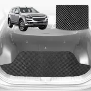 6D Diamond Car Boot Cargo Mat for Holden Trailblazer 2016-2020 (3rd Row folded/5 seater) - Heavy Duty Carpet Liner