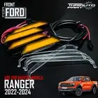 4PCs Amber LED Front Grille Light For Ford Ranger Raptor P703 Next-Gen 2022-2024