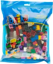 Strictly Briks Rainbow Coloured Briks with Baseplate Set 216 pieces