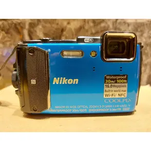 不能開機 Nikon Coolpix AW130 防水相機 附漂浮手帶 零件機