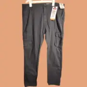 Wrangler Five Star Premium Men's Cargo Pants 38x32 Regular Taper - Charcoal Gray
