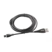 METAL MICRO USB CABLE SYNC FAST CHARGER POWER CORD 6FT LONG WIRE For CELL PHONES