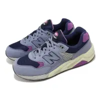 在飛比找momo購物網優惠-【NEW BALANCE】休閒鞋 580 男鞋 紫 黑 藍莓
