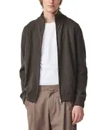 NN07 Danny Full Zip Ribbed Sweater