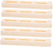 Toddmomy Dominoes Game Accessories Plastic Tray Stacker and Holder for Mexican Train Set of 5
