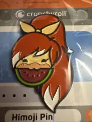 2021 Crunchyroll Lootcrate Himoji Watermelon Collectible Pinback Hime Kawaii