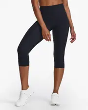 Form Hi-Rise Compression 3/4 Tights, 2XU, L, Black/Black, Female