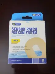 New OK TAPE Adhesive Patches for Dexcom G4/G5, Pre-Cut CGM Patches 15PCS