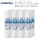 【EVERPOLL】標準10英吋 1微米PP纖維濾心(8入) EVB-F101