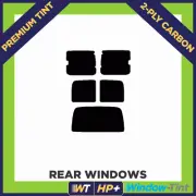 For Renault Kangoo (boot) 98-07 Carbon Pre Cut Window Tint 35% Light 2-ply