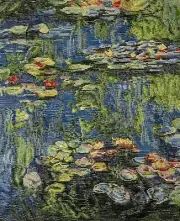 CLAUDE MONET Famous WATER LILIES Needlepoint Tramme Kit 18" x 21" 1133