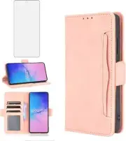 Compatible with Samsung Galaxy S10 Lite Wallet Tempered Glass Screen Protector