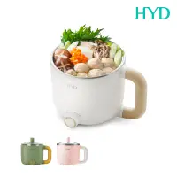 在飛比找遠傳friDay購物精選優惠-HYD 小食鍋-輕食尚料理快煮鍋(附蒸蛋架) D-522(綠