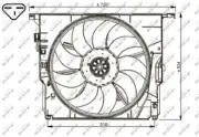 RTG Engine Cooling Fan Fits BMW 5 Series 2009-2017 + Other Models #2