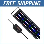 Adjustable Brightness LED Light with Day/Night Cycle for Fish Tanks 24-30 Inch