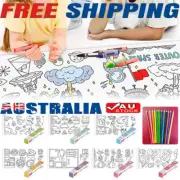 Children's DIY Drawing Roll Filling Paper Wall Pasted Early Educational ZR