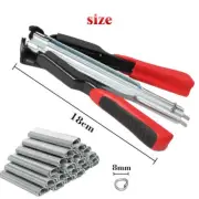 Fence Pig Pliers C Ring Clips Net Clamp Wire Bird Chicken Tacker Durable