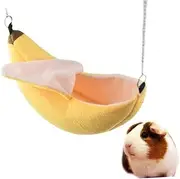 INOOMP 2pcs Hammock Small Pet Bed House Rat Swing Bed for Pets Small Animal Hanging Bed Pets Swing Bed Hamster Bed Small Animal Bed House Hamster Warm Hamster Cage Lint Green