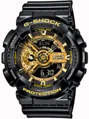 Casio G-Shock Chronograph GA-110GB-1AER Black Resin Mens Watch