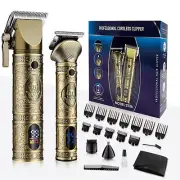 Professional Hair Clippers for Men - Cordless Hair Clippers and Trimmers Set ...