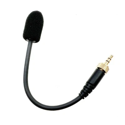 Detachable Boom Mic Foams Covered 3.5mm Boom Microphones Easily Install