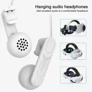 Clip-on Headphones Ultra-soft Immersive Sound Headset VR For Meta Quest 3 / 2 AU