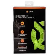 Onix Pickleball Fuse G2 Outdoor Balls - Greater Balance and Durability Easy...