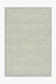 200' x 290' | Machine Washable Runner Rug | Kid & Pet Friendly | Indoor Rug | Rove Soft Aqua Flatwoven Rug | Ruggable