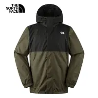 在飛比找momo購物網優惠-【The North Face 官方旗艦】北面男款黑綠拼接防