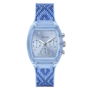 GUESS Ladies 2-Tone Blue Multi-function Watch GW0863L1