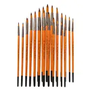 24x Paint Brushes Set Acrylic Oil Watercolour Painting Craft Art Supplies