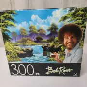 Cardinal Bob Ross Puzzle Misty Warerfall 300 Piece Jigsaw Puzzle New In Box