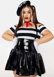 [Trickz N' Treatz] Plus Think Outside The Box Mime Costume