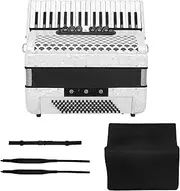 JWQFBC 96 Basses, 37 Keys, Piano Accordion for, Button, Hand Piano, Accordion, Sensitive Button, Musical Instrument for Children