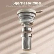 Vacuum Insulated Teapot With Infuser 1500ml Temperature Digital Display