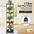 Plant Stand Outdoor Indoor Flower Pots Rack Garden Display Corner Shelf 4 Tier
