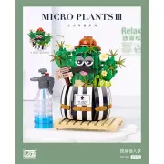 Loz LOZ Mini Blocks - Cactus 11 x 6.5 x 24cm
