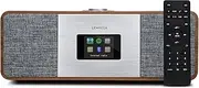 LEMEGA MSY3 Internet DAB/DAB+ Digital and FM Radio,Internet Radio WiFi with Spotify Connect and Bluetooth,Dual Alarms Clock,Sleep Timer,USB Charger,2.8" Colour Display,Remote Control – Walnut